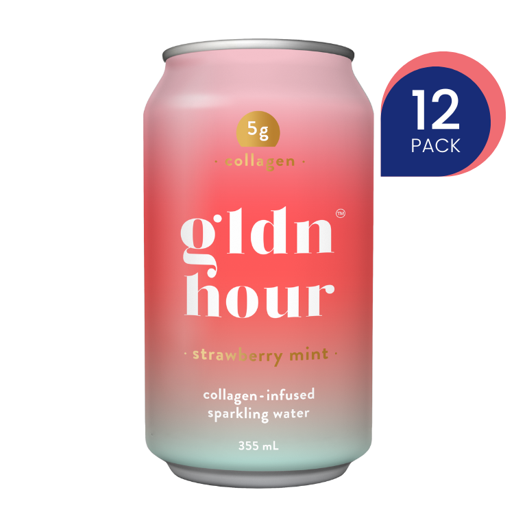 strawberry mint 12 pack - gldn hour